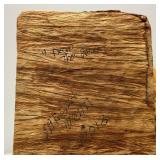 Signed Sarena Mann "From The Dessert" Sculpture 17"