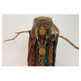 Large Handmade "Spirit Doll" Tribal Style Sculpture 25 1/2"