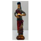 Large Handmade Colorfull Artisan Sculpture 22"