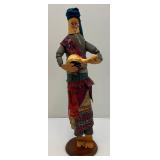 Large Handmade Colorfull Artisan Sculpture 22"