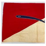 Vintage Defiance Brand WWII? Mess Hall Flag 23" x 37"