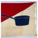 Vintage Defiance Brand WWII? Mess Hall Flag 23" x 37"