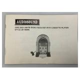 Vintage AUTIOSOUND Model 1939C The Juke Box Radio 13" (WORKS)