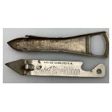 Misc. Beer Collectibles including Bottle Openers With Advertisement And More