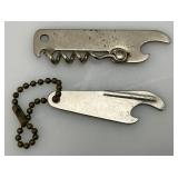 Misc. Beer Collectibles including Bottle Openers With Advertisement And More