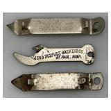 Misc. Beer Collectibles including Bottle Openers With Advertisement And More