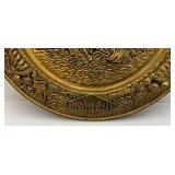 Vintage GRAIN BELT Beer Embossed Brass Trays