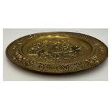 Vintage GRAIN BELT Beer Embossed Brass Trays
