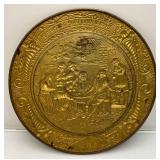 Vintage GRAIN BELT Beer Embossed Brass Trays