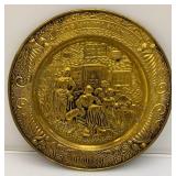 Vintage GRAIN BELT Beer Embossed Brass Trays