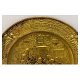 Vintage GRAIN BELT Beer Embossed Brass Trays