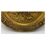 Vintage GRAIN BELT Beer Embossed Brass Trays