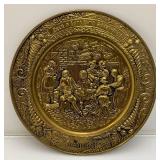 Vintage GRAIN BELT Beer Embossed Brass Trays