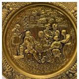 Vintage GRAIN BELT Beer Embossed Brass Trays