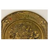 Vintage GRAIN BELT Beer Embossed Brass Trays