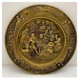 Vintage GRAIN BELT Beer Embossed Brass Trays