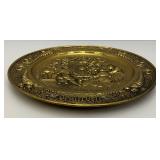 Vintage GRAIN BELT Beer Embossed Brass Trays