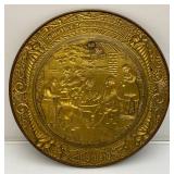 Vintage GRAIN BELT Beer Embossed Brass Trays