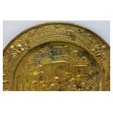 Vintage GRAIN BELT Beer Embossed Brass Trays