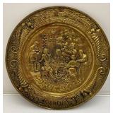 Vintage GRAIN BELT Beer Embossed Brass Trays