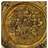 Vintage GRAIN BELT Beer Embossed Brass Trays