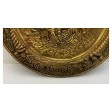 Vintage GRAIN BELT Beer Embossed Brass Trays