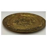 Vintage GRAIN BELT Beer Embossed Brass Trays