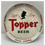 1958 Topper Pilsener Beer Metal Serving Tray