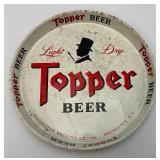1958 Topper Pilsener Beer Metal Serving Tray