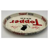 1958 Topper Pilsener Beer Metal Serving Tray