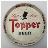 1958 Topper Pilsener Beer Metal Serving Tray