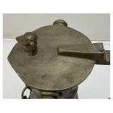 Antique NAGYKERY Swiss Pewter Beer Tankerd And Vintage German Pewter Wine Gobblet With Stagg Hunting Theme