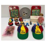Misc. Vintage Toys And Collectibles Including Sesame Street Bumper Cars And More