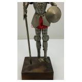 Old Vintage Metal Armored Knight Statue 8 1/2"