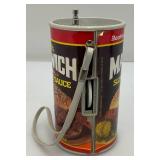 Vintage Collectible Hunts Manwich Original Sloppy Jos Sauce Can Transistor Radio And Panasonic Transistor Radio