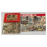 Misc. Collectible Taxi Cab Toys Including Bump-N-Go Curious George And More (Most Nib)