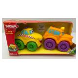 Misc. Collectible Taxi Cab Toys Including Bump-N-Go Curious George And More (Most Nib)