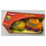 Misc. Collectible Taxi Cab Toys Including Bump-N-Go Curious George And More (Most Nib)