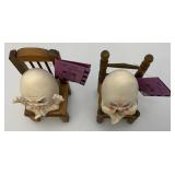 Misc. Collectible Dercor Including Rotten Eggs Sculptures And More