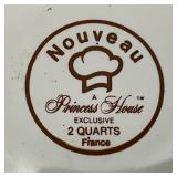 Princess House Nouveau Ceramic Cookware With Glass Lids