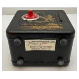 Vintage Superior Steel Safe Bank In Original Box (New Old Stock)