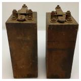 Antique FORD Model "T" Points Wood Case Buzz Ignition Coils
