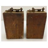 Antique FORD Model "T" Points Wood Case Buzz Ignition Coils
