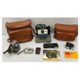 Misc. Vintage Cameras Including Polaroid 210 And More