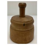 Antique Wooden Butter Press Stamp