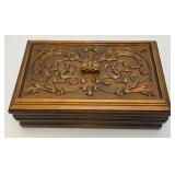 Misc. Hand Carved Wooden Boxes, Inlaid And More