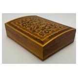 Misc. Hand Carved Wooden Boxes, Inlaid And More
