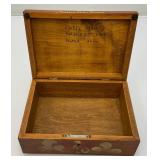 Misc. Hand Carved Wooden Boxes, Inlaid And More