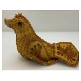 1900 Dated Native American Beaded Stuffed Bird Pin Cushion