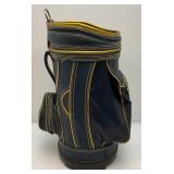 Very Cool Miniature Golf Bag Umbrella Stand With Umbrella